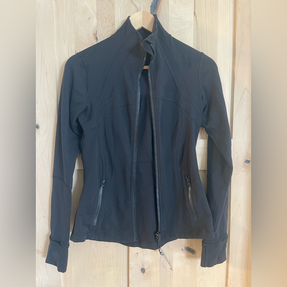 Lulu, define black jacket, size 6